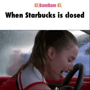 Funny White Girl Starbucks