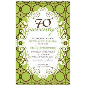 invitations birthday invitations milestone invitations 70th birthday ...