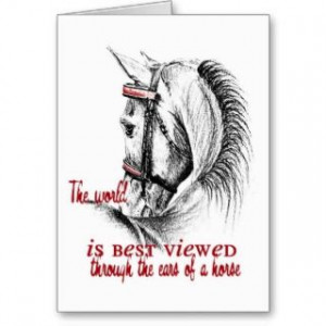 Horse Quotes Greeting Cards, Note Cards and Horse Quotes Greeting Card
