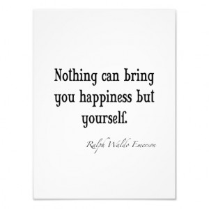 Vintage Emerson Happiness Inspirational Quote Art Photo