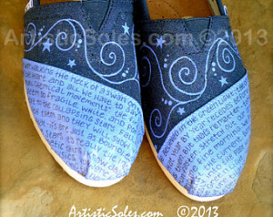 Gatsby Quotes Custom TOMS Shoes