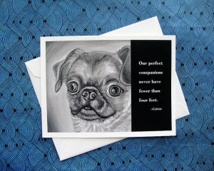 Dog quote card: Brussels Griffon (smooth coated) / Sidonie-Gabrielle ...