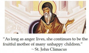 St John Climacus on Anger #quotes