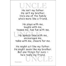 ... Uncle ///Thanks for being the best uncle ever. I miss you Uncle Roy