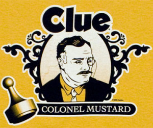 Clue Colonel Mustard t-shirt