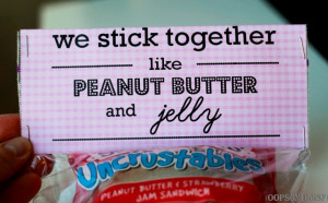 ... Butter and Jelly Valentine {Easy Peasy Valentines} | Oopsey Daisy