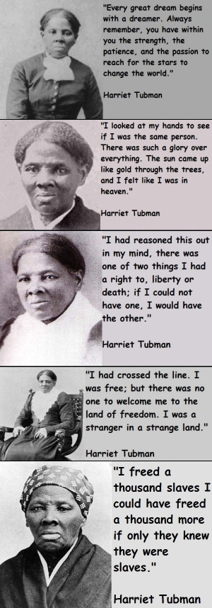 Tubman became famous as a 