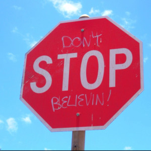 don't stop believing (: