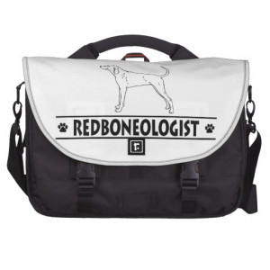 Humorous Redbone Coonhound Commuter Bag