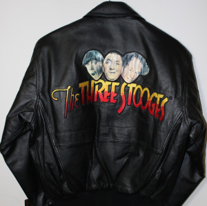 stooges classic leather jacket the three stooges classic leather ...
