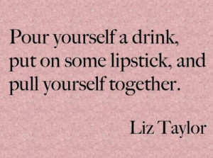 classy, drink, in love, lipstick