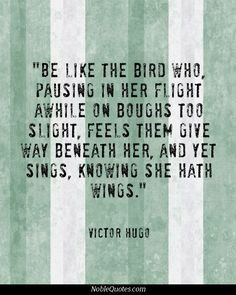 ... them give way beneath her, and yet sings, knowing she hath wings