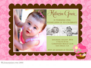 1st birthday invitation 1st birthday invitations can set the right ...