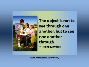 Quote on teamwork by Peter DeVries. Find more on teamwork at www ...