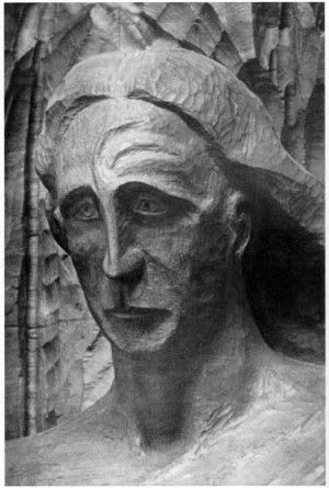 ... of portions of a sculpture chiseled in wood by Rudolf Steiner
