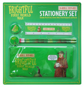 Horrible Histories Frightful First World War design Flat packed on a