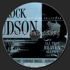 095 All That Heaven Allows dvd label
