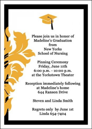 Nurse Pinning Ceremony Invitation Announcement areBecoming Very ...