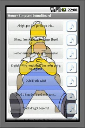 Homer Simpson SoundBoard App – Android