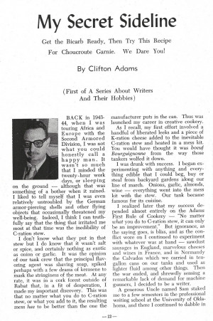 Clifton Adams Birthday Tribute