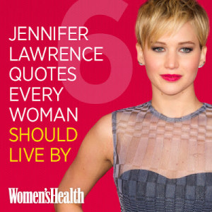 Because everything J-Law says is unfiltered and awesome