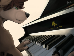 Furry Fandom Wallpaper 1100x825 Furry, Fandom, Pianist
