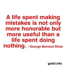 Making mistakes