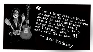 ace frehley gibson les paul guitar