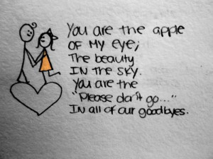 You Are The Apple of My Eye