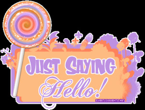 Just Saying Hello Lollipop Tumblr gif