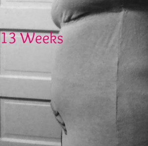 ... can t believe i am 13 weeks i think i read it is 13 weeks and 3 days