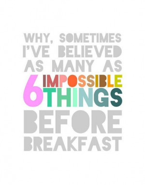 Impossible Things!