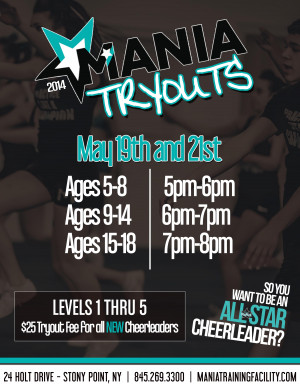 cheer tryouts