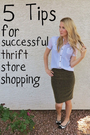 sucessful tips for thrift store shopping- shop and save money!! # ...