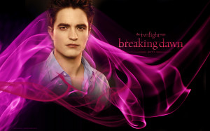 Twilight Series Edward Cullen Breaking Dawn