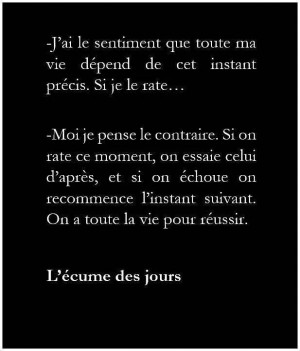 ... Quotes De, Words, Citation Boris Vian, J Ai Le, Thought, L Écume Des