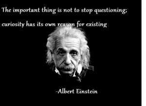 ... is not to stop questioning; curiosity has its own reason for existing