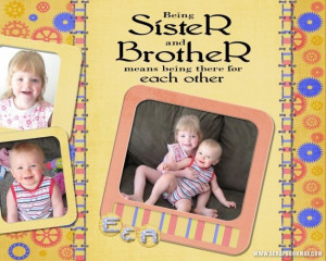 Being Sister and Brother
