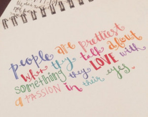 Colorful Quote Calligraphy