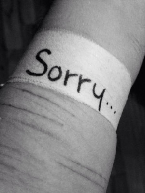 ... Depression, self harm, bleeding, bandage, wound, scar, cut, wrist, arm