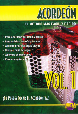 Home > Accordions > Accordion Books > Acordeon Vol. 1, Spanish Only