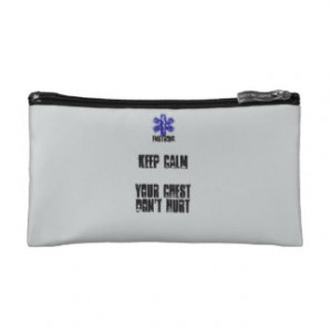 Keep Calm Your Chest Don't Hurt Makeup Bags