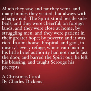 My Favorite Quotes from A Christmas Carol #32 - …and taught Scrooge ...