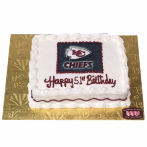 Kansas City Chiefs Birthday Cake