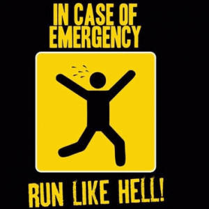 In case of Emergency.