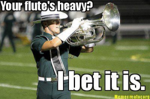 ... complain about this.. but as a baritone player....i understand this