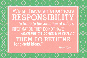 We all have an enormous responsibility to bring to the attention of ...