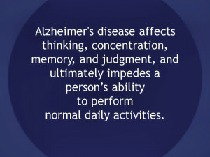 What is Alzheimer's disease | Alzheimer's Reading Room