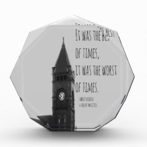Charles Dickens Times Acrylic Award