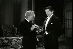 ... Van Sloan as Van Helsing and Bela Lugosi as Count Dracula (1931